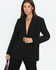 Princess Polly Lower Impact Crowd Pleaser Oversized Blazer Black - 2