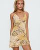 Princess Polly Lower Impact Daisybelle Halter Mini Dress Multi - 1