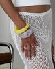 Princess Polly Lower Impact Dance All Night Resin Cuff Pack Yellow / Blue - 2
