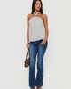 Princess Polly Lower Impact Darlinn Hardware Detail Top Grey - 1