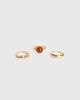 Princess Polly Lower Impact Dear London Ring Pack Gold - 1