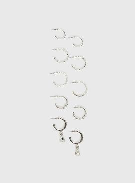Princess Polly Lower Impact Delfine Earring Pack Silver