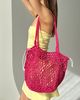 Princess Polly Lower Impact Deylin Woven Tote Bag Pink - 2