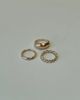 Princess Polly Lower Impact Edge Of Seventeen Ring Pack Gold - 1