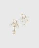 Princess Polly Lower Impact Elizabette Shell Earrings White - 1
