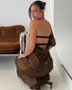 Princess Polly Lower Impact Faviola Strapless Maxi Dress Chocolate - 2