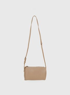 Princess Polly Lower Impact Finest Hour Shoulder Bag Taupe