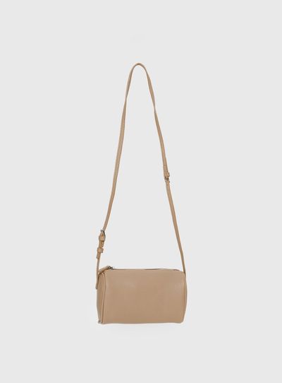 Princess Polly Lower Impact Finest Hour Shoulder Bag Taupe
