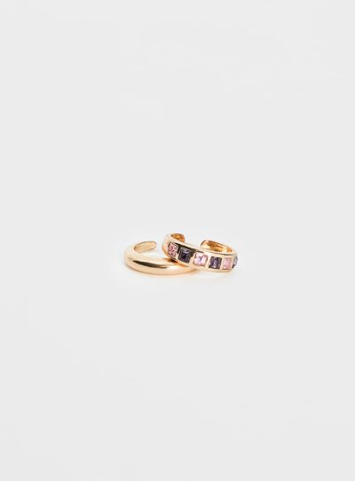 Princess Polly Lower Impact French Exit Ring Pack Gold