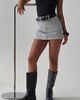 Princess Polly Lower Impact Gazelle Denim Skort Grey - 2