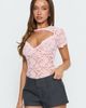 Princess Polly Lower Impact Giallo Bodysuit Pink - 2