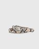 Princess Polly Lower Impact Jacksonne Faux Leather Belt Snake / Silver - 1