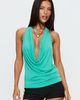 Princess Polly Lower Impact Khoda Studded Halter Top Turqouise - 1