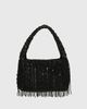 Princess Polly Lower Impact Kiss Goodbye Beaded Tassel Bag Black - 1