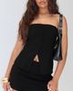 Princess Polly Lower Impact Lavish Living Strapless Top Black - 2