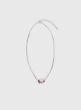Princess Polly Lower Impact Living Large Pendant Necklace Pink