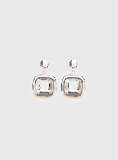 Princess Polly Lower Impact Naples Statement Earrings Silver