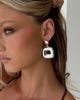 Princess Polly Lower Impact Naples Statement Earrings Silver - 2