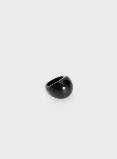 Princess Polly Lower Impact Olwen Statement Ring Black