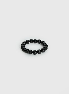 Princess Polly Lower Impact Orlynn Beaded Bracelet Black