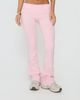 Princess Polly Lower Impact Pace Setter Active Foldover Waist Flared Leggings Pink - 1