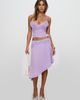 Princess Polly Lower Impact Pappilion Asymmetrical Skirt Lilac - 1