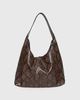 Princess Polly Lower Impact Peta & Jain Jami Slouch Bag Chocolate Snake - 1