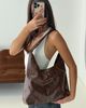 Princess Polly Lower Impact Peta & Jain Jami Slouch Bag Chocolate Snake - 2