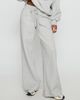 Princess Polly Lower Impact Princess Polly Stargirl Wide Leg Sweat Pants Grey Marle - 1