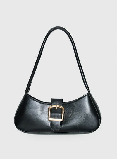 Princess Polly Lower Impact Quinelle Bag Black