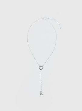 Princess Polly Lower Impact Reach Me Necklace Silver