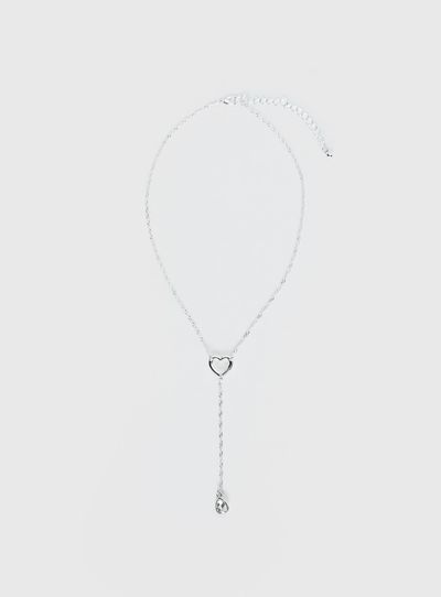 Princess Polly Lower Impact Reach Me Necklace Silver