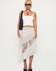 Princess Polly Lower Impact Rennar Maxi Skirt White / Polka Dot Petite - 1