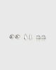 Princess Polly Lower Impact Run The Party Earring Pack Silver - 1