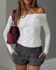 Princess Polly Lower Impact Sedonia Gathered Wrap Top White - 2
