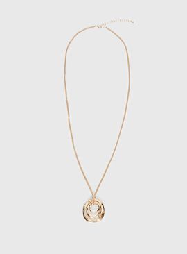 Princess Polly Lower Impact Sonrisa Long Pendant Necklace Gold