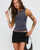 Princess Polly Lower Impact Sparky Mid Rise Skort Black - 1