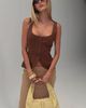 Princess Polly Lower Impact Spirito Vest Top Brown - 2