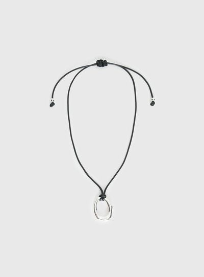 Princess Polly Lower Impact Star Quality Pendant Necklace Black / Silver