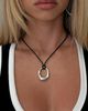 Princess Polly Lower Impact Star Quality Pendant Necklace Black / Silver - 2