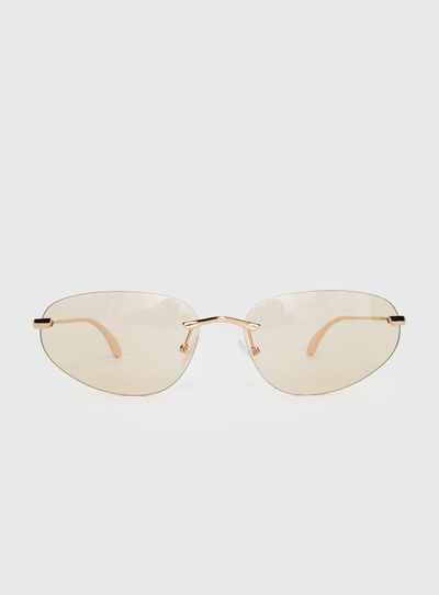 Princess Polly Lower Impact Summer Soiree Sunglasses Gold