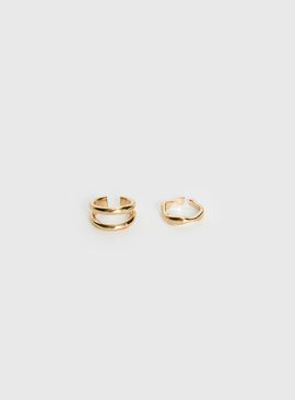 Princess Polly Lower Impact Sunny Days Toe Ring Pack Gold