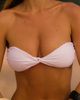 Princess Polly Lower Impact Tamrali Bandeau Bikini Top White - 1