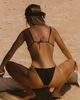 Princess Polly Lower Impact Tan Lines Bead Detail Bikini Bottoms Black - 1