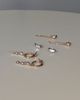 Princess Polly Lower Impact Think Later Diamante Earring Pack Gold - 2