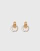 Princess Polly Lower Impact Trishy Linked Earrings Gold / Silver - 1