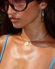 Princess Polly Lower Impact Vanita Necklace Silver / Yellow - 2