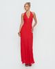 Princess Polly Luannie Halter Scarf Tie Maxi Dress Red - 1