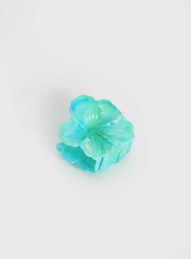 Princess Polly Malissa Flower Hair Clip Blue
