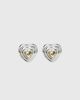Princess Polly Missouri Stud Earrings Silver / Butter - 1